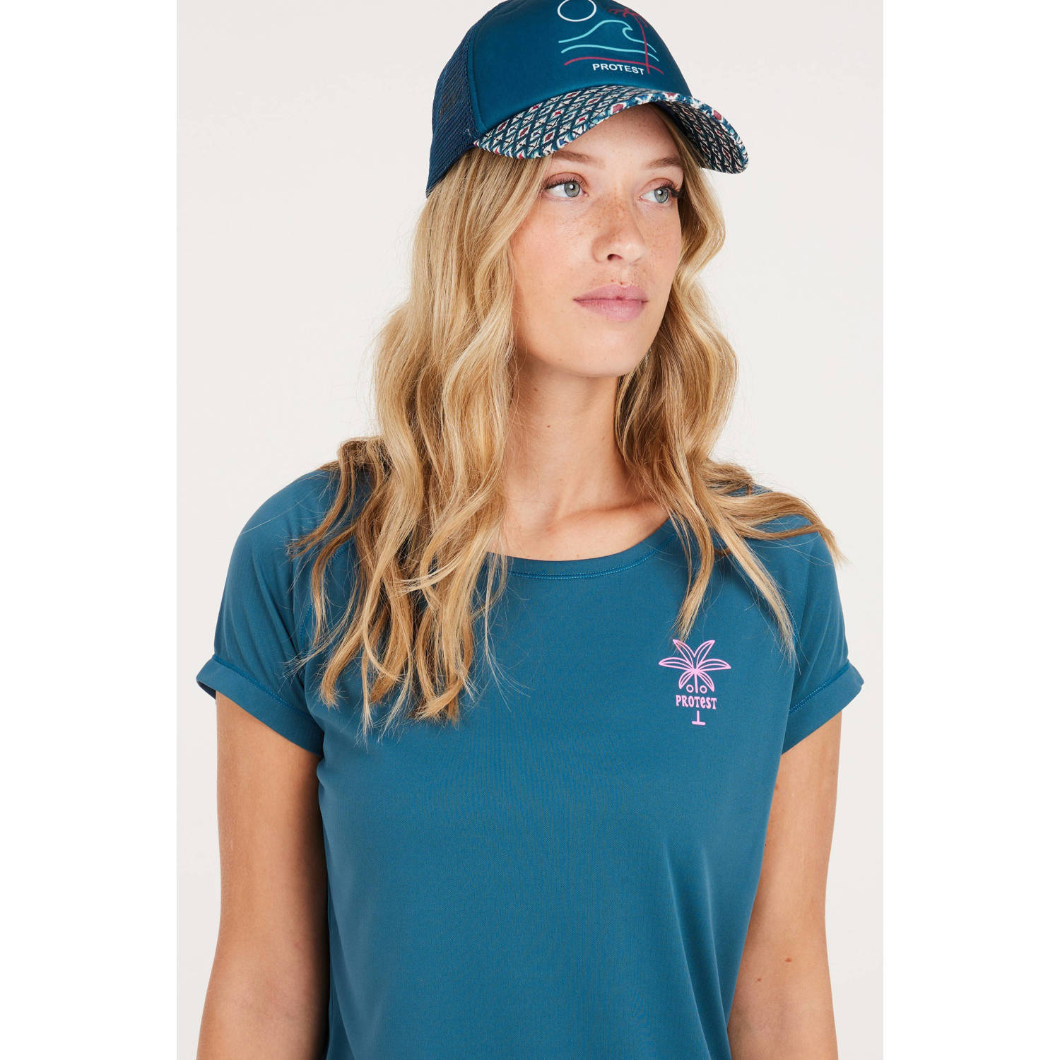 Protest UV T-shirt PRTAVA petrol