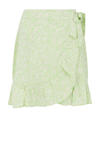Groen/ecru/roze