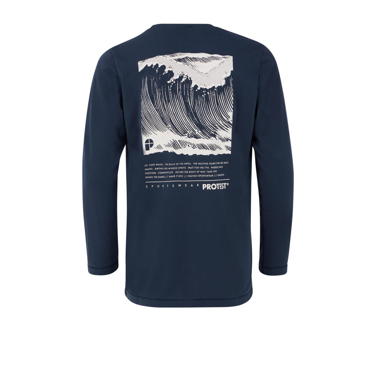Protest UV T-shirt PRTHORN JR donkerblauw