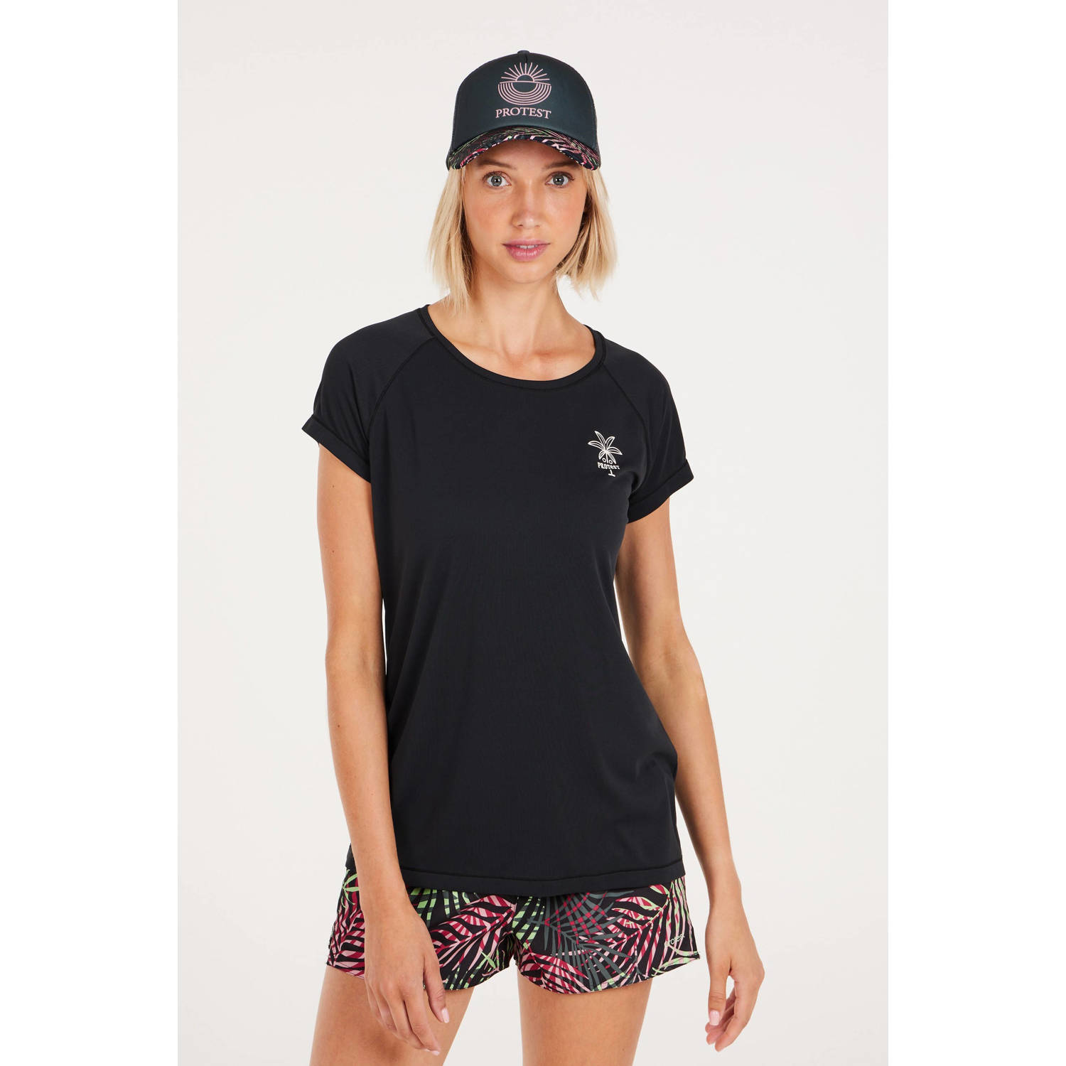 Protest UV T-shirt PRTAVA zwart