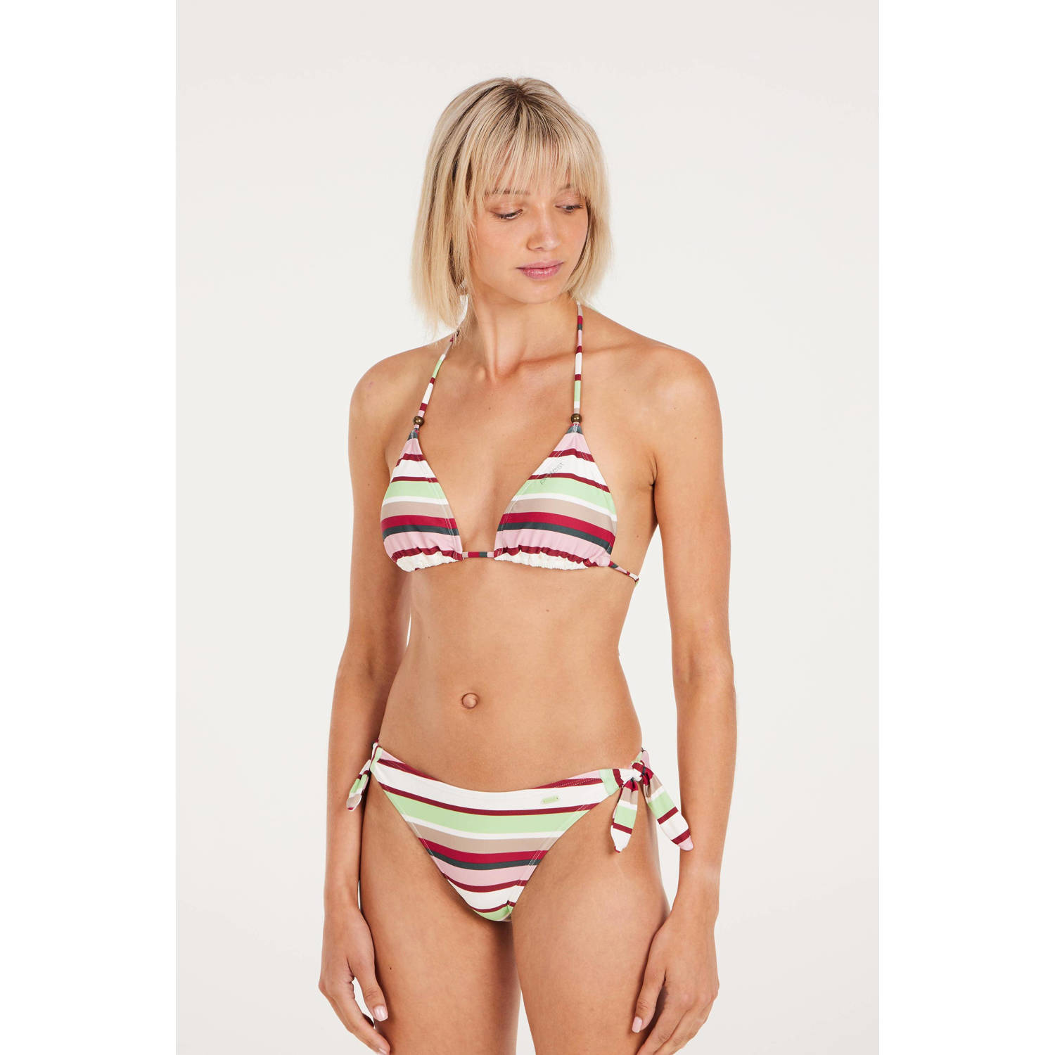 Protest voorgevormde triangel bikini PRTBANDITA groen roze rood