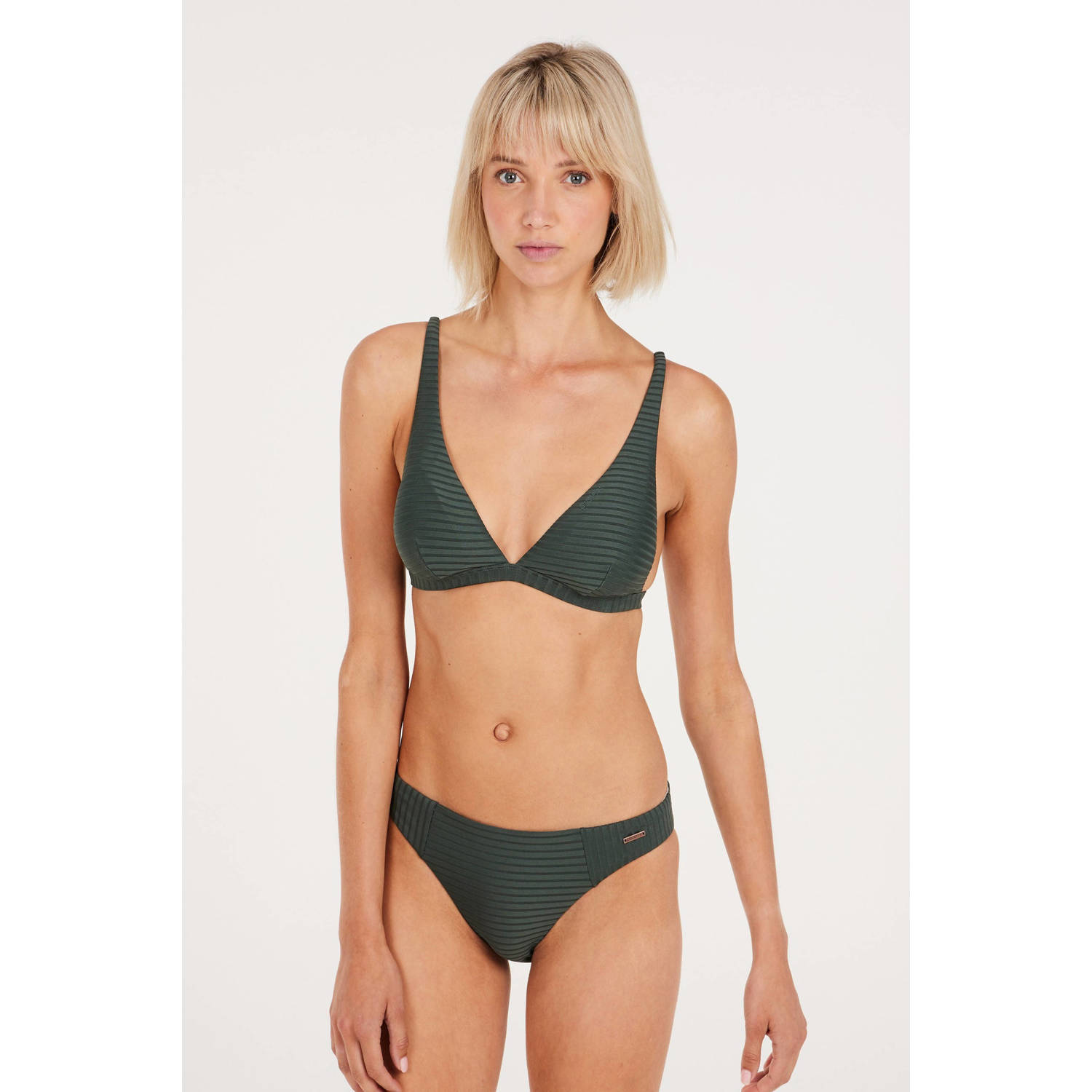 Protest voorgevormde triangel bikini PRTMAUDY donkergroen