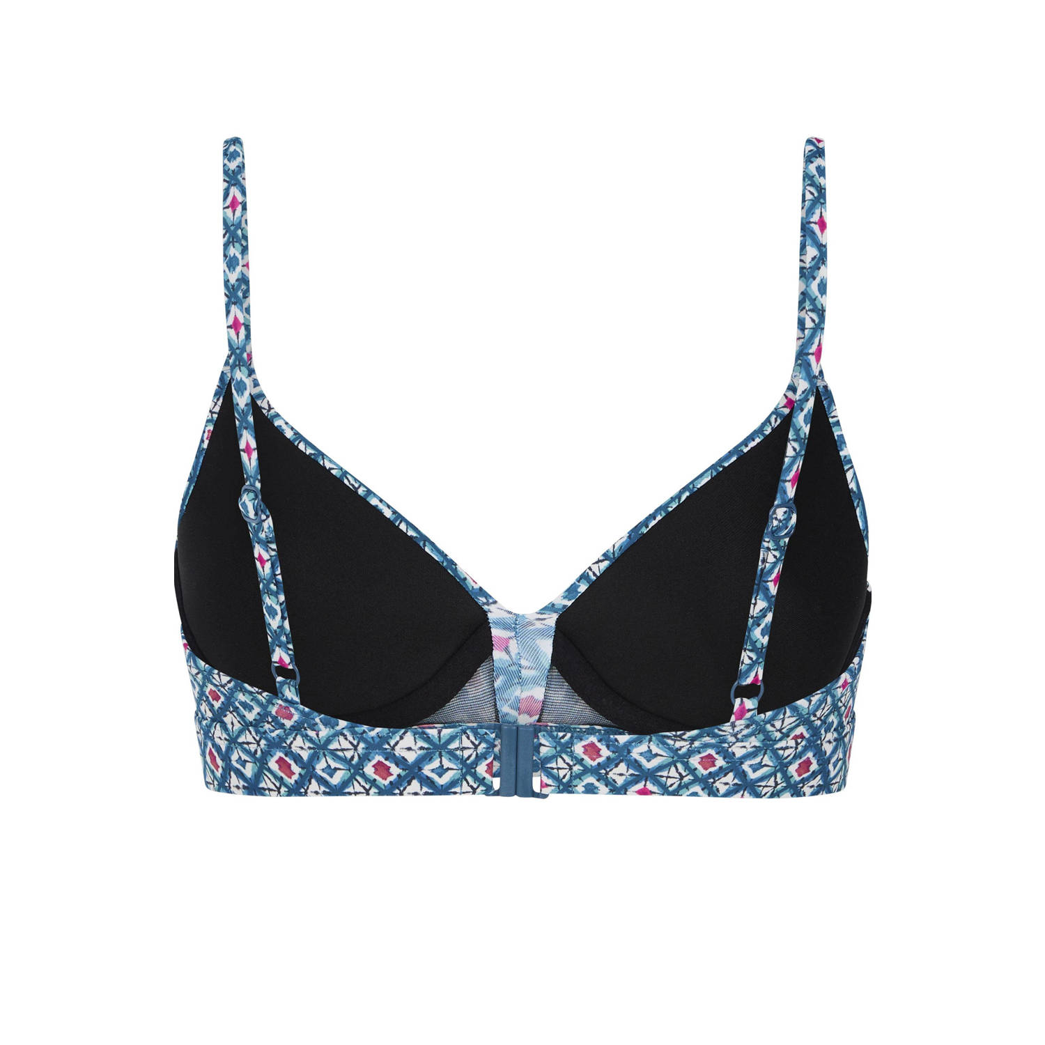 Protest voorgevormde beugel bikinitop MIXWISH blauw wit roze