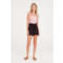 Protest high waist loose fit short met all over print zwart/roze