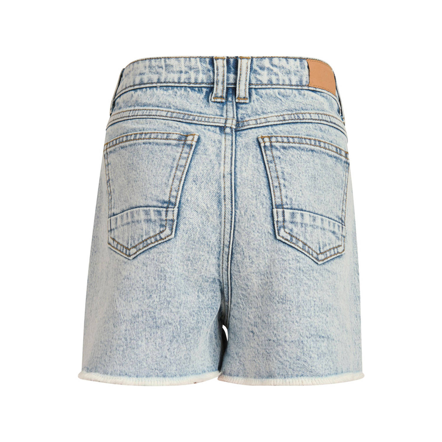 Shoeby regular fit denim short light blue denim bleached