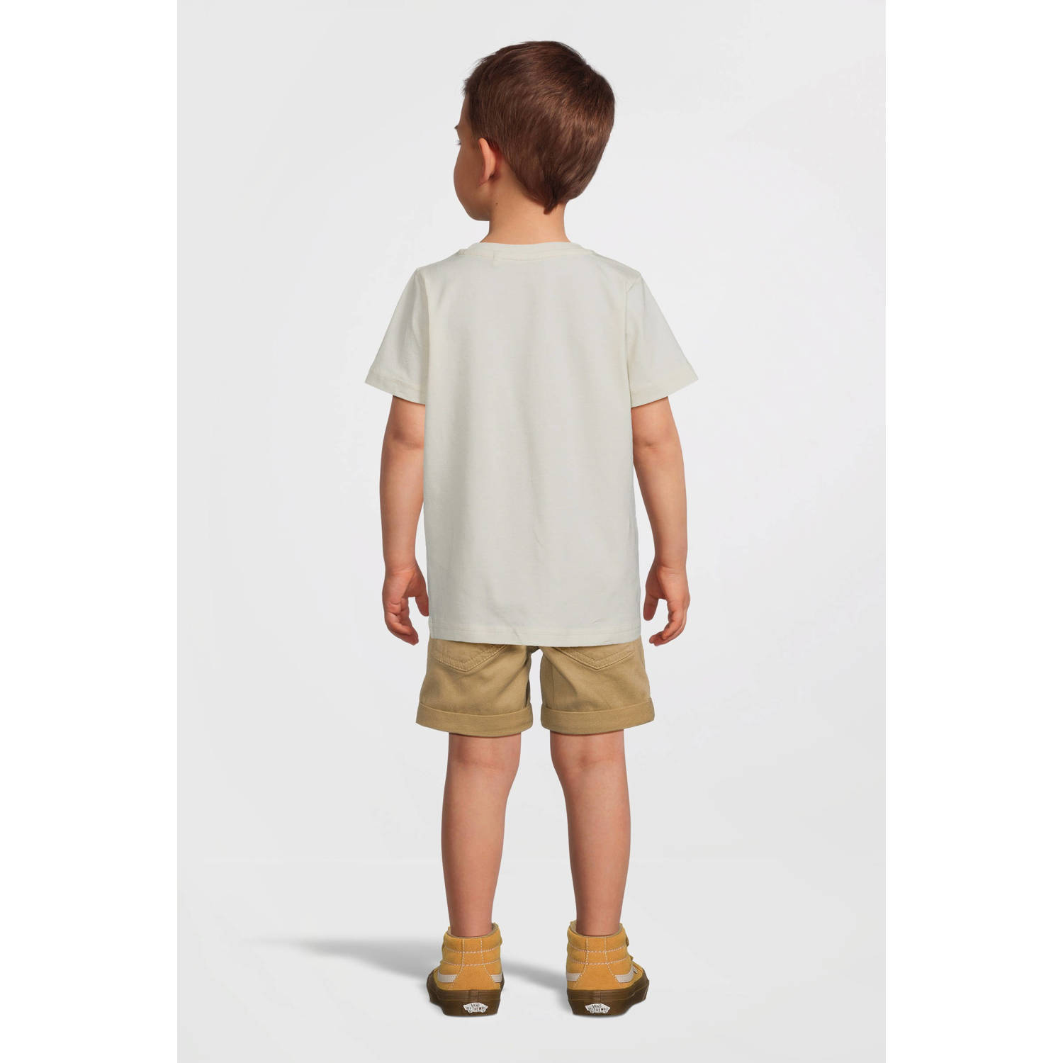 NAME IT MINI regular fit casual short NMMSILAS zand