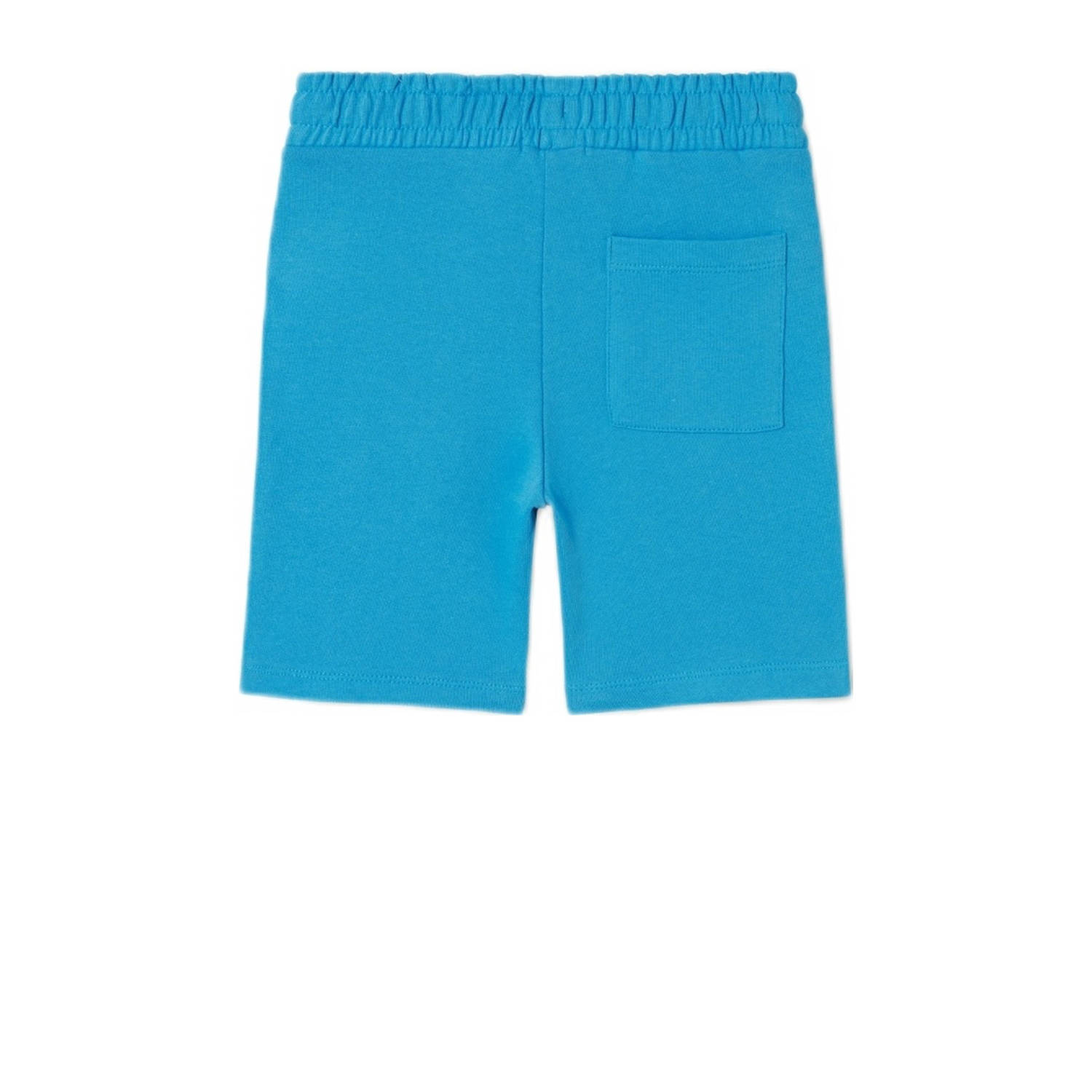 NAME IT KIDS sweatshort NKMDALOVAN met printopdruk blauw