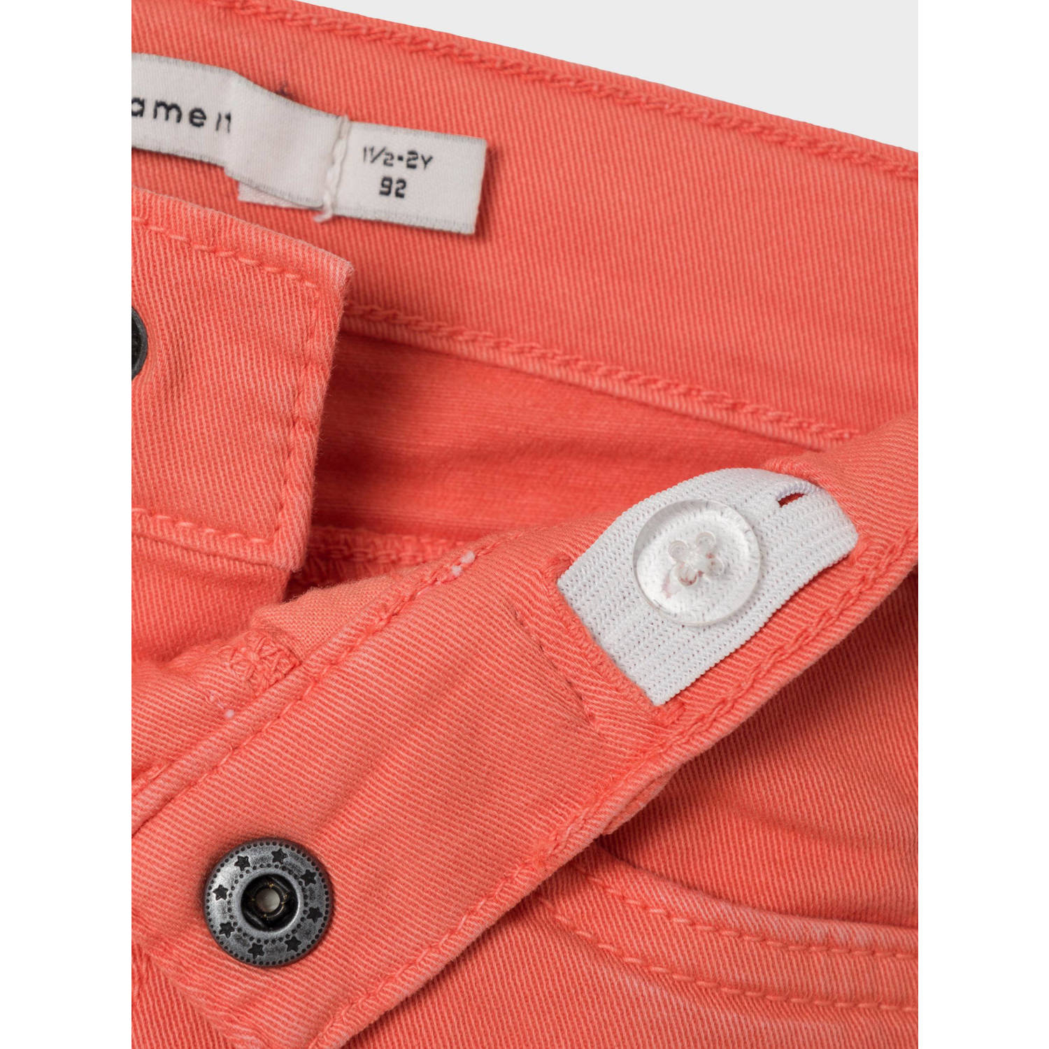 NAME IT MINI regular fit casual short NMMSILAS oranje