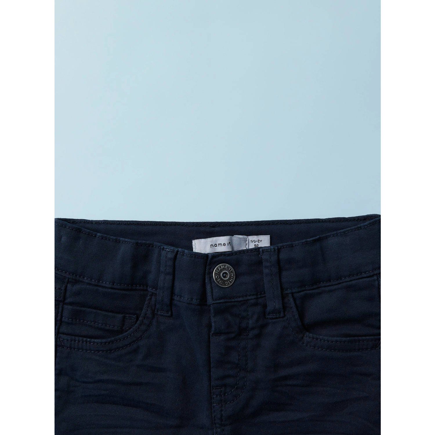 NAME IT MINI regular fit casual short NMMSILAS donkerblauw