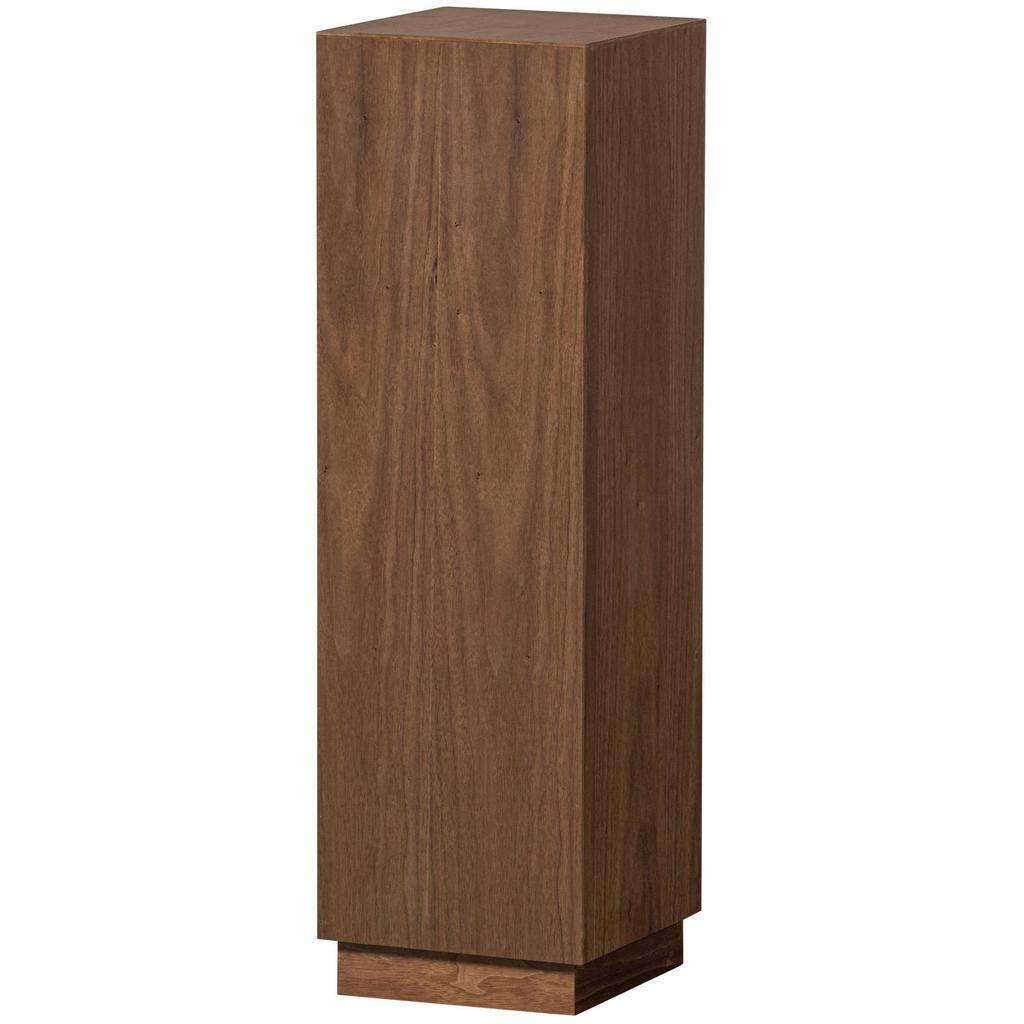 WOOOD WOOOD Enid Plantenstandaard - Hout - Walnoot - 80x24x24