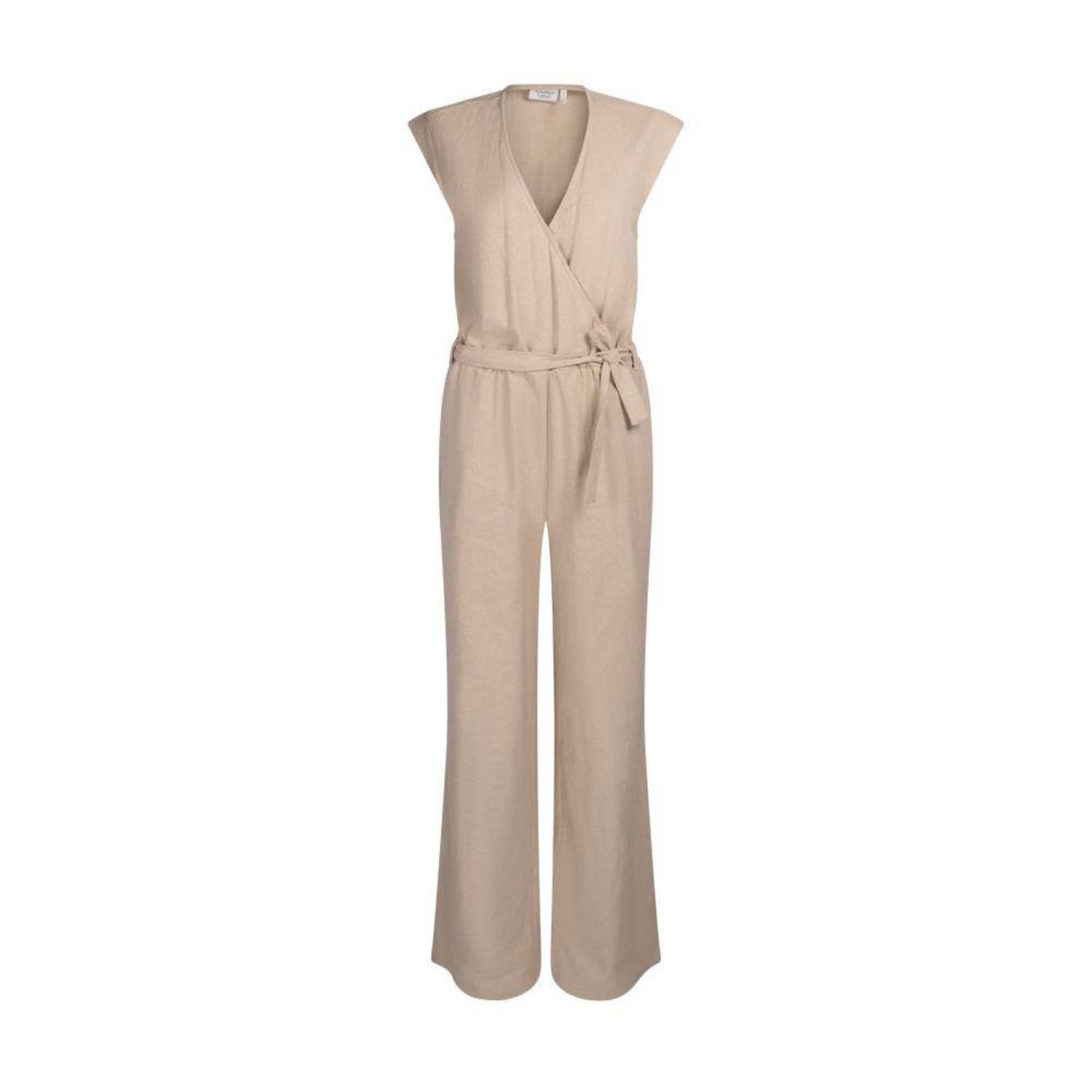 Another-Label jumpsuit zand