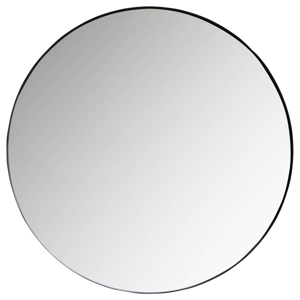 WOOOD WOOOD Doutzen Spiegel - Metaal - Zwart - 115x115x5