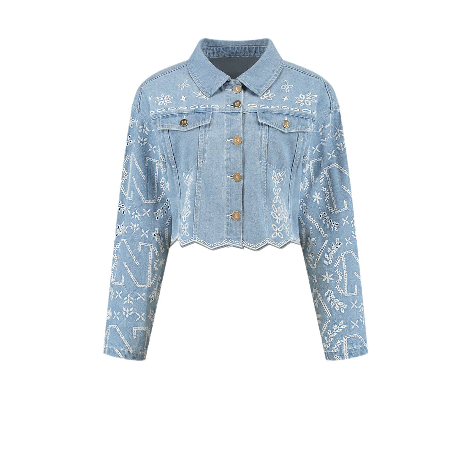 NIKKIE spijkerjasje Cali light blue denim