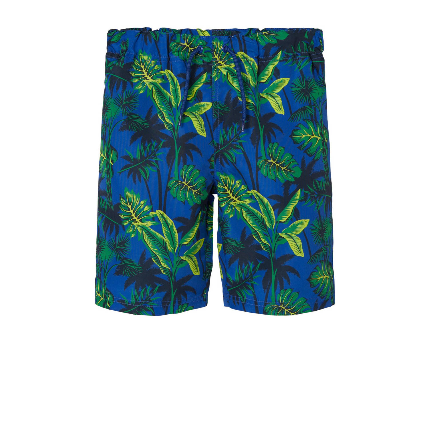 Name it KIDS zwemshort NKMZORRO blauw groen Jongens Polyester All over print 122