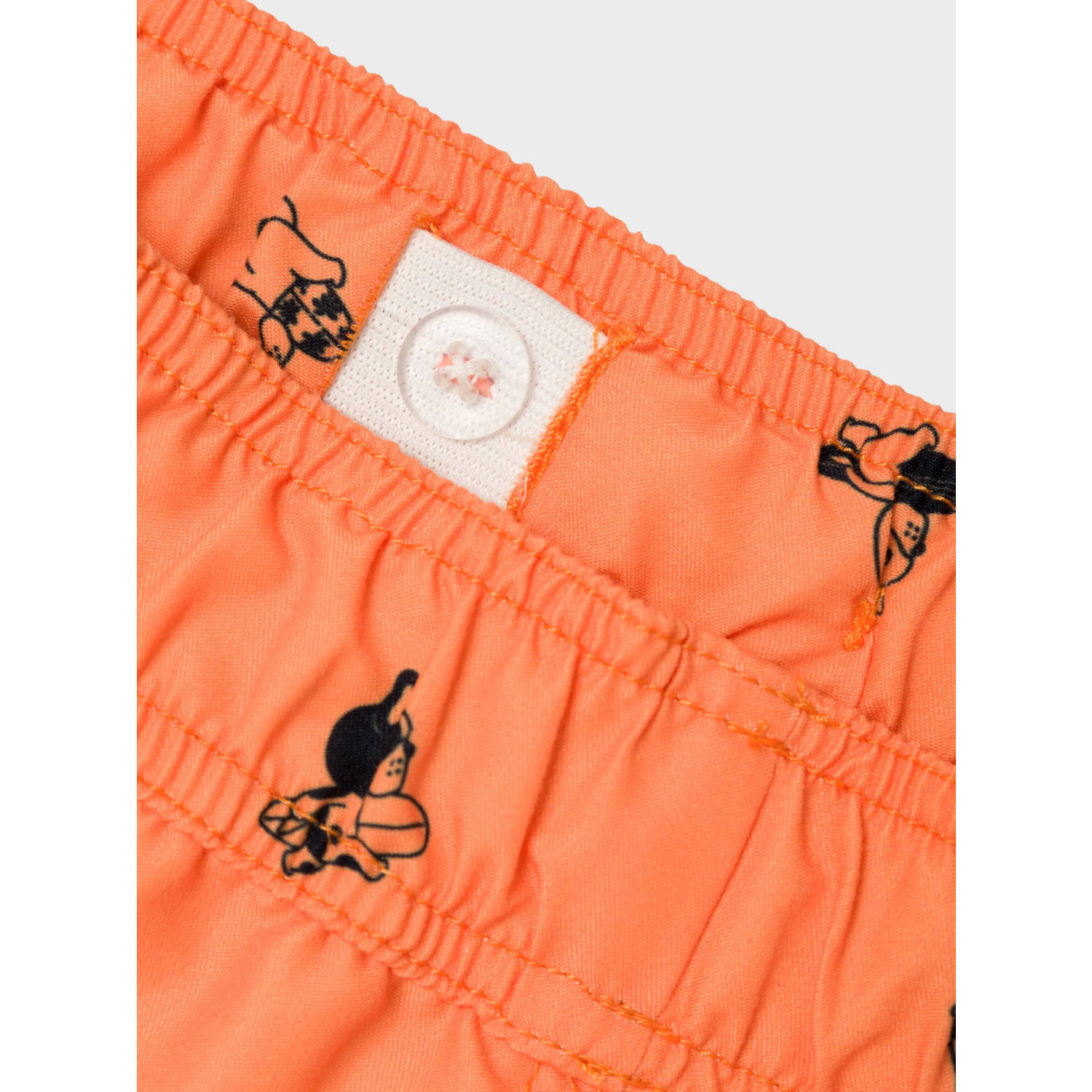 NAME IT KIDS zwemshort NKMZADDI met all over print oranje