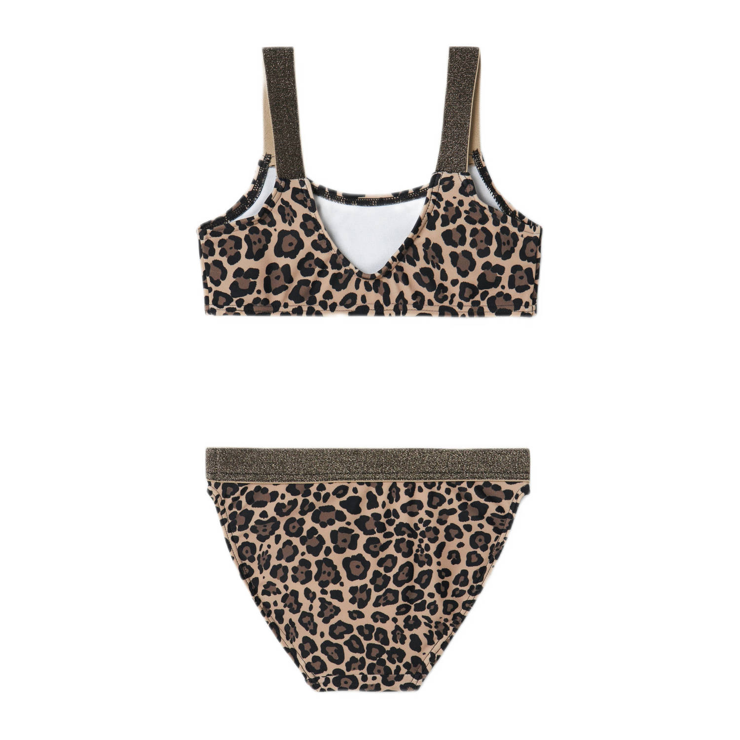 NAME IT KIDS crop bikini NKFZERIA bruin