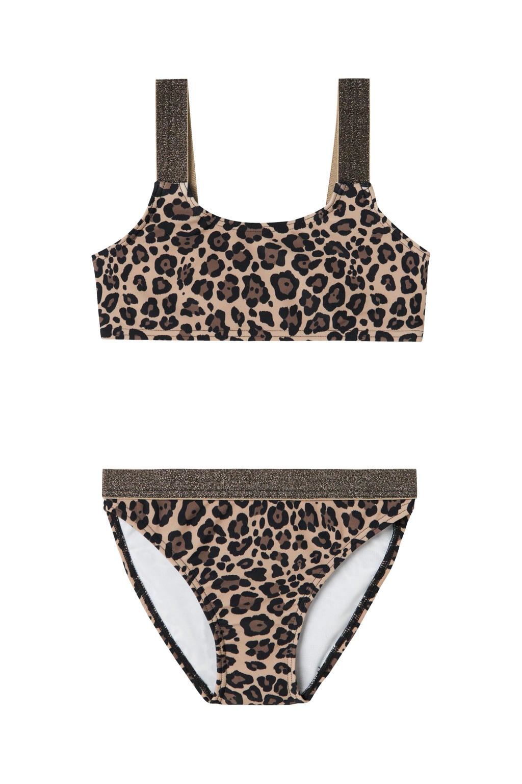 NAME IT KIDS crop bikini NKFZERIA bruin