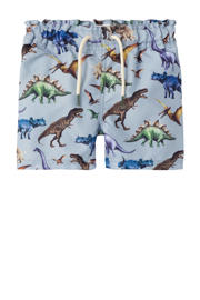 thumbnail: NAME IT MINI zwemshort NMMZIMON met all over print lichtblauw/multicolor