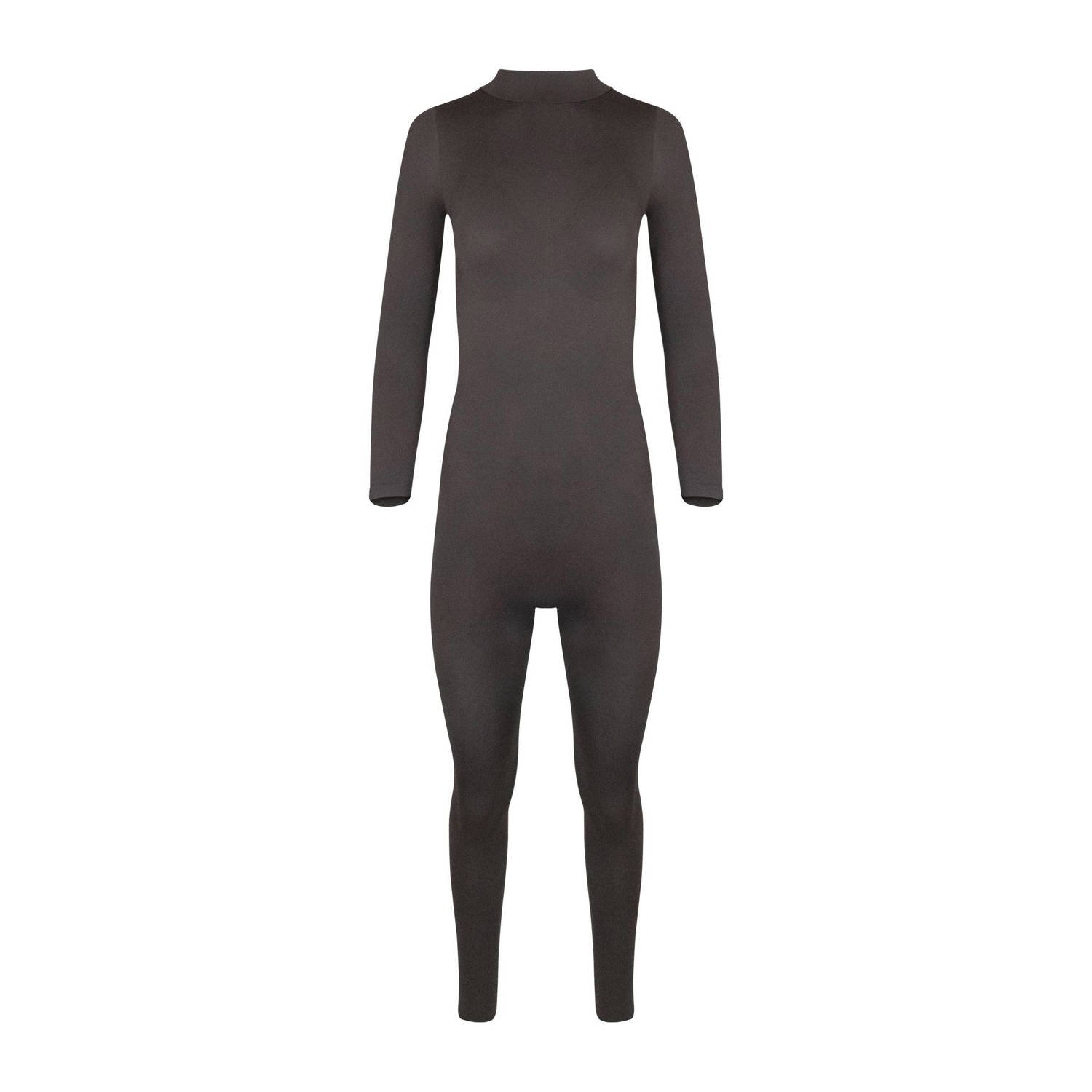 MAGIC Bodyfashion bodycon catsuit donkerbruin