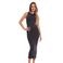 MAGIC Bodyfashion bodycon jurk donkergrijs