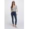 Morgan skinny jeans dark blue denim
