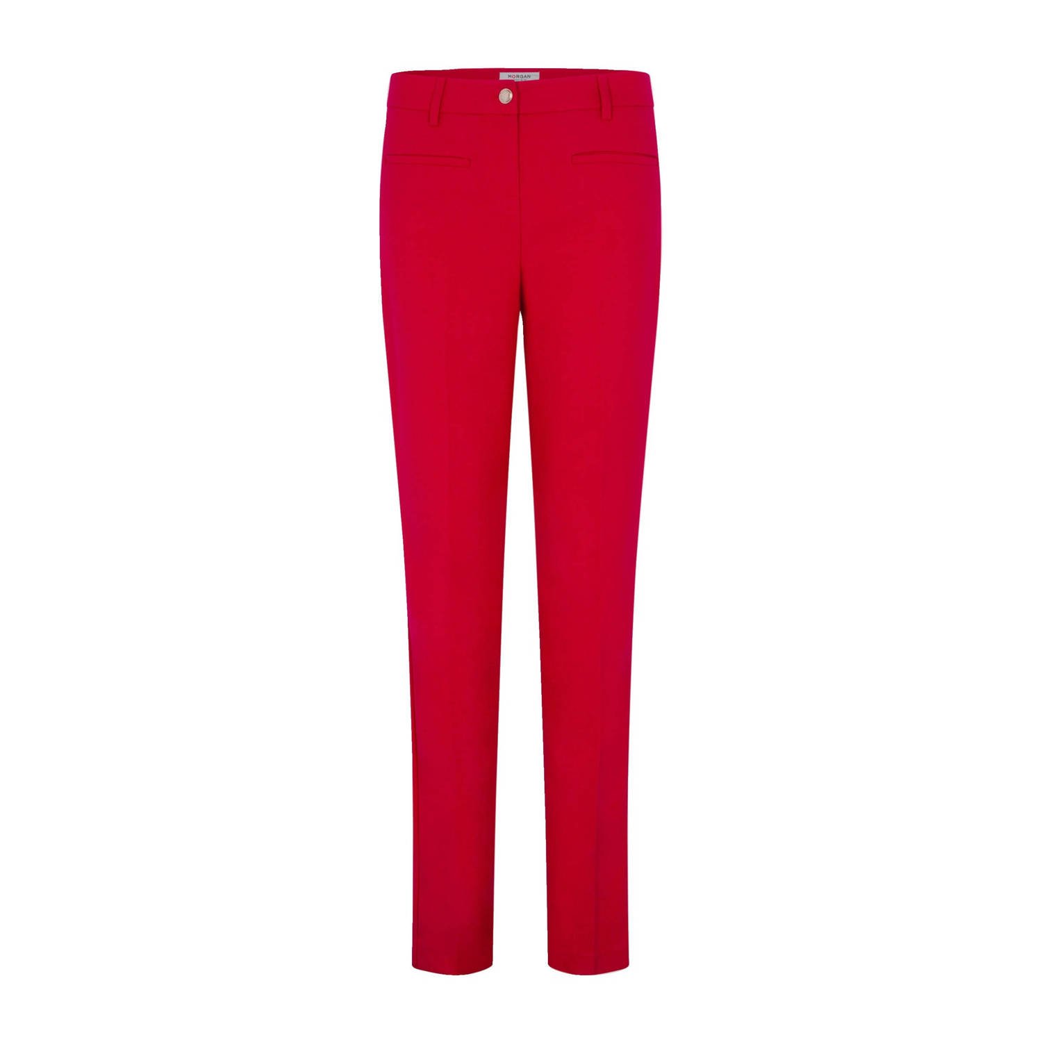 Morgan straight fit pantalon rood