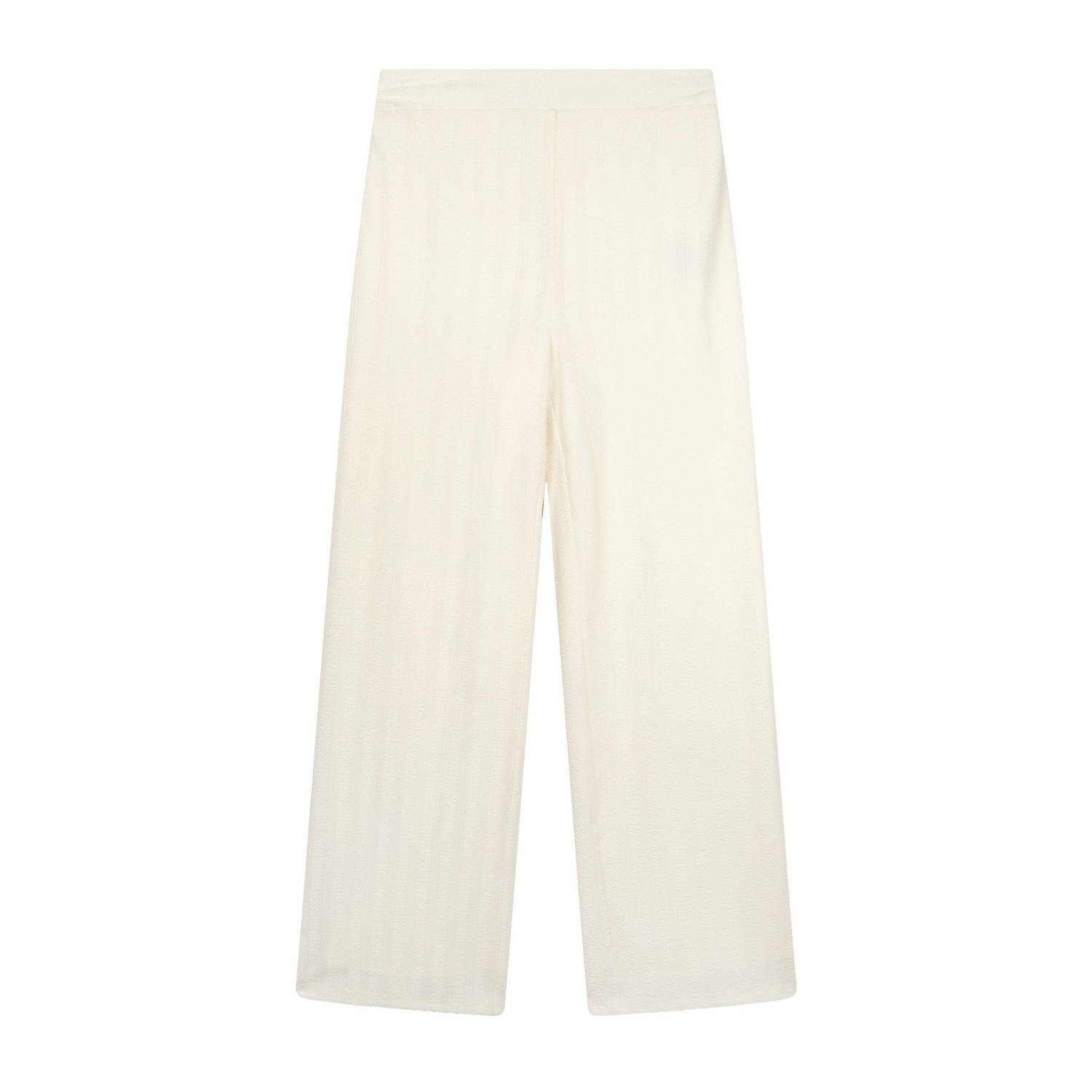 Refined Department high waist straight fit pantalon Nova ecru