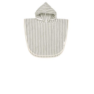 badponcho Playa blauw/wit