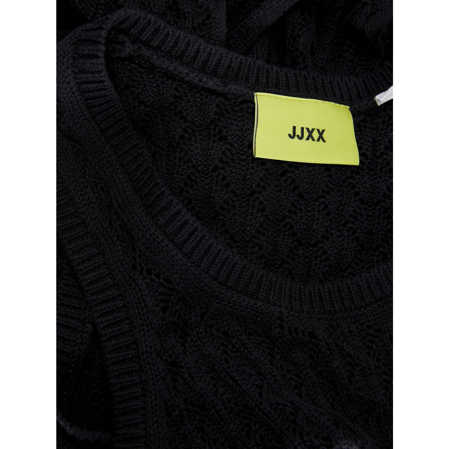 JJXX crochet jurk zwart