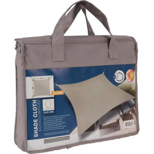 schaduwdoek vierkant taupe (300 cm)