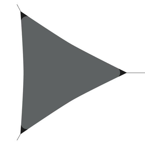 Pro Garden schaduwdoek driehoek grijs (360 cm) afbeelding