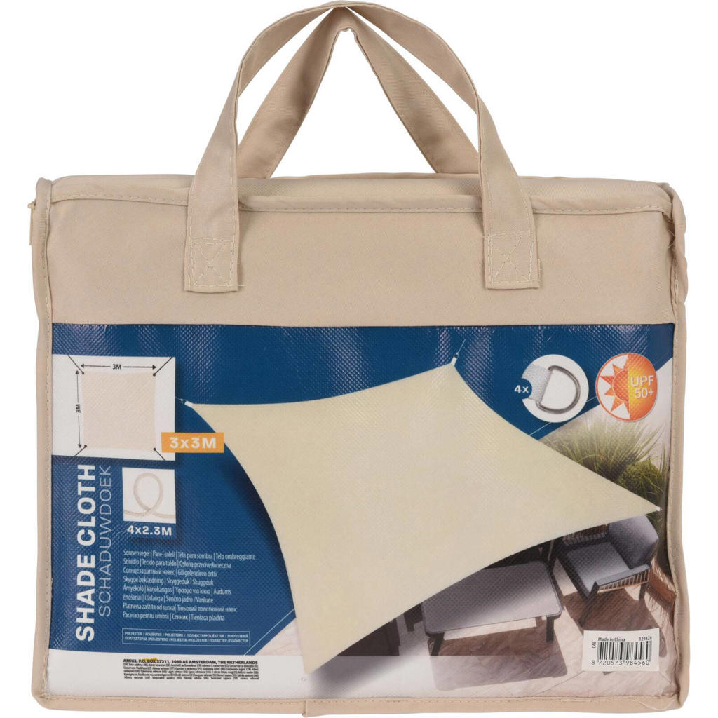 Pro Garden schaduwdoek vierkant (300 cm)