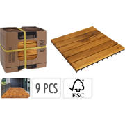 thumbnail: Pro Garden Terrastegels 30x30 cm (9 stuks)