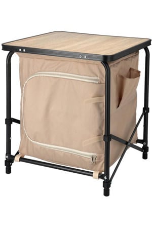 campingtafel met opbergvak