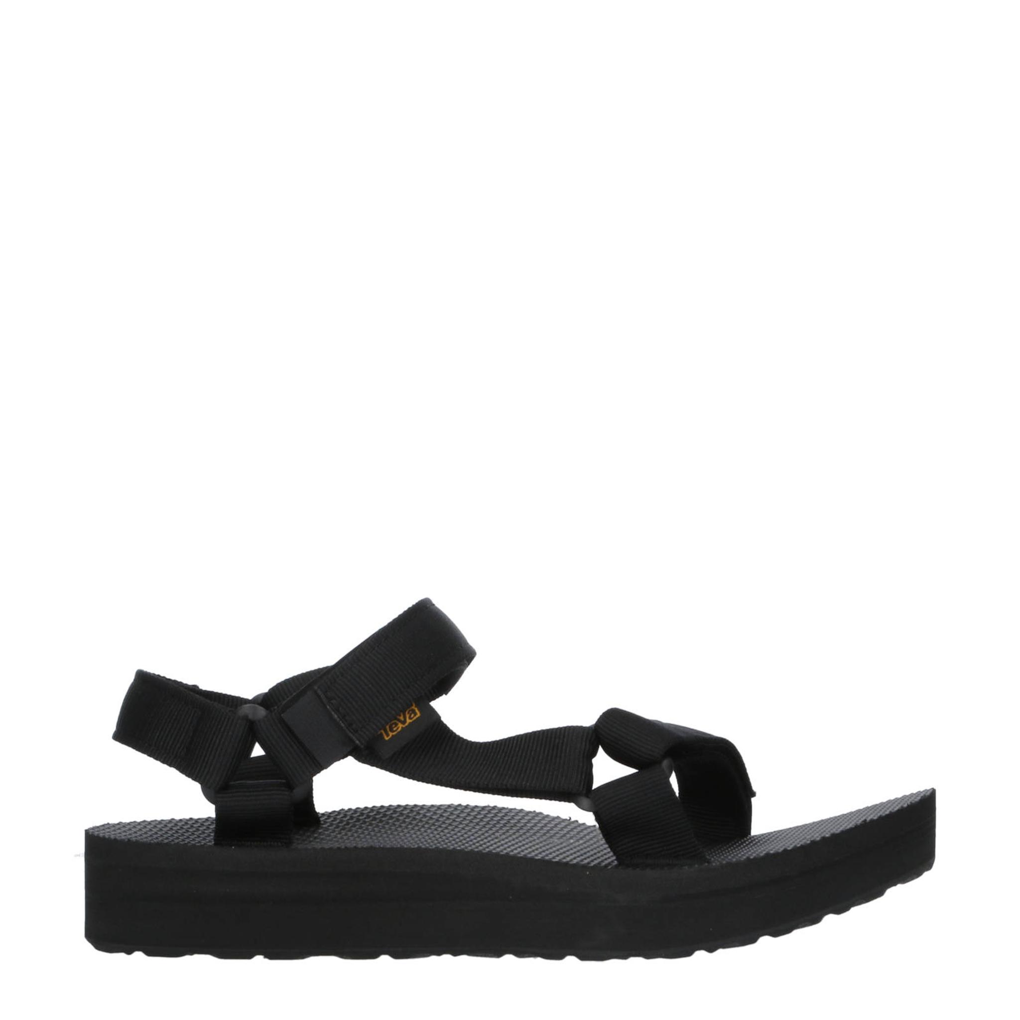 Sandales Teva Midform En Cuir Cloutées - Noir - Semelle Confort EVA Et Caoutchouc