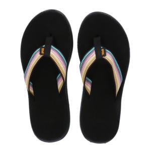 Voya Flip teenslippers geel/blauw
