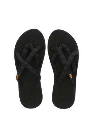 Olowahu teenslippers zwart