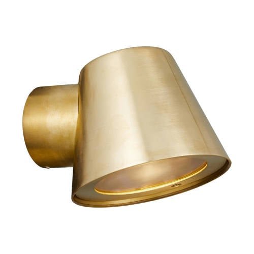 Nordlux wandlamp buiten Aleria rond goud