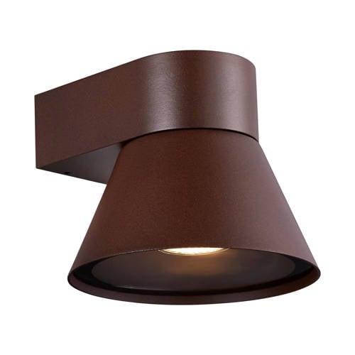 Nordlux wandlamp buiten Kyklop rond bruin – Roest