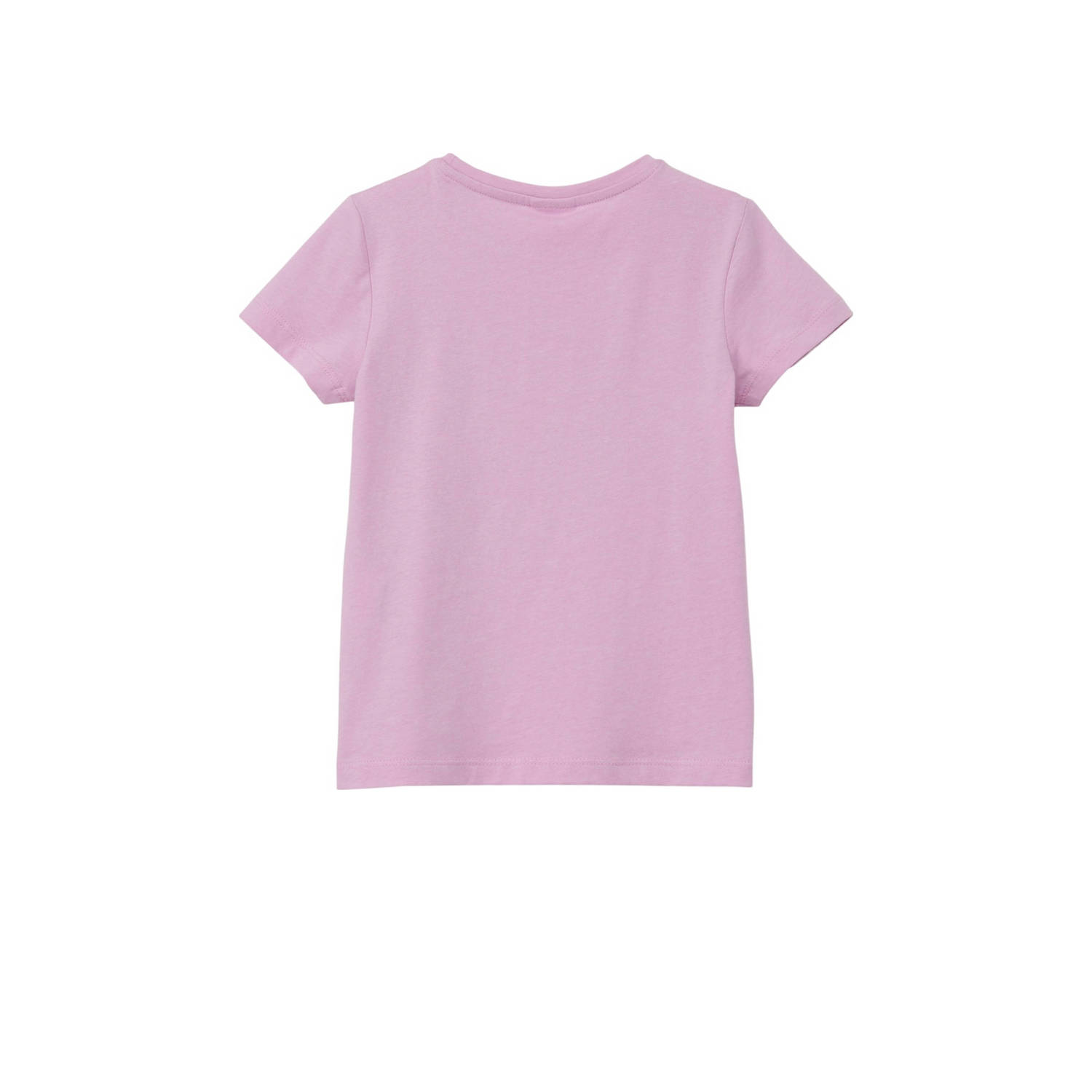 s.Oliver T-shirt met printopdruk roze