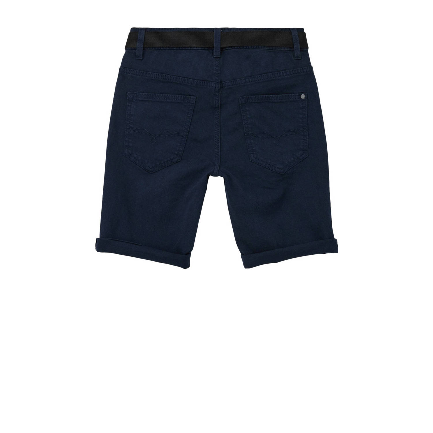 s.Oliver chino short donkerblauw