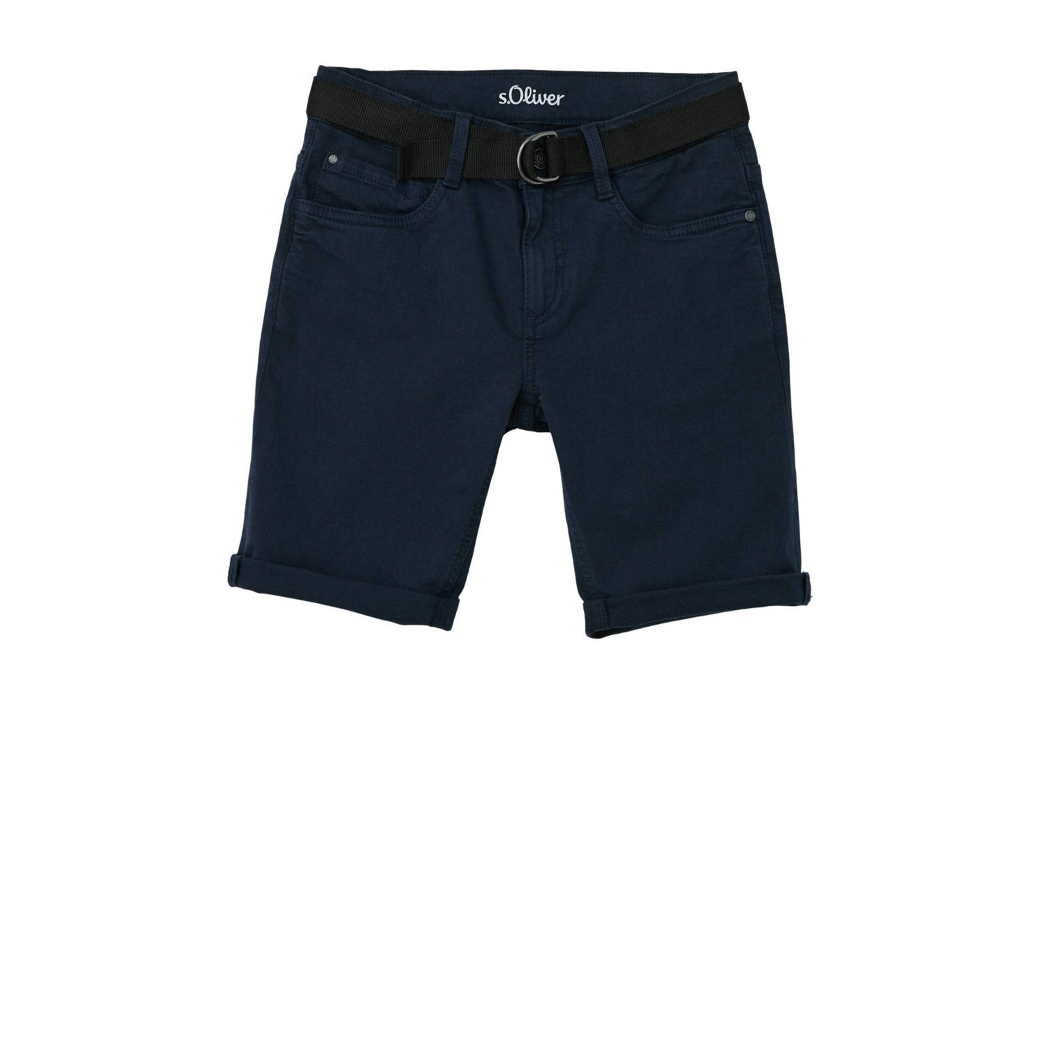 s.Oliver chino short donkerblauw