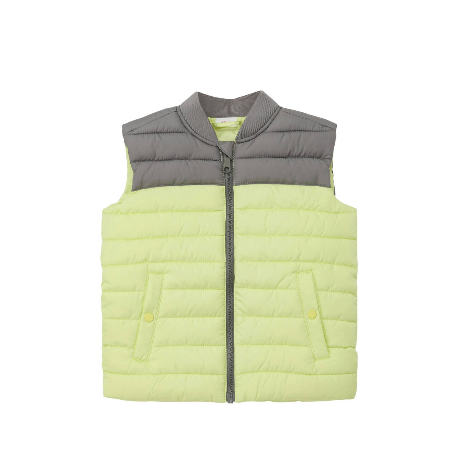 s.Oliver bodywarmer geel grijs