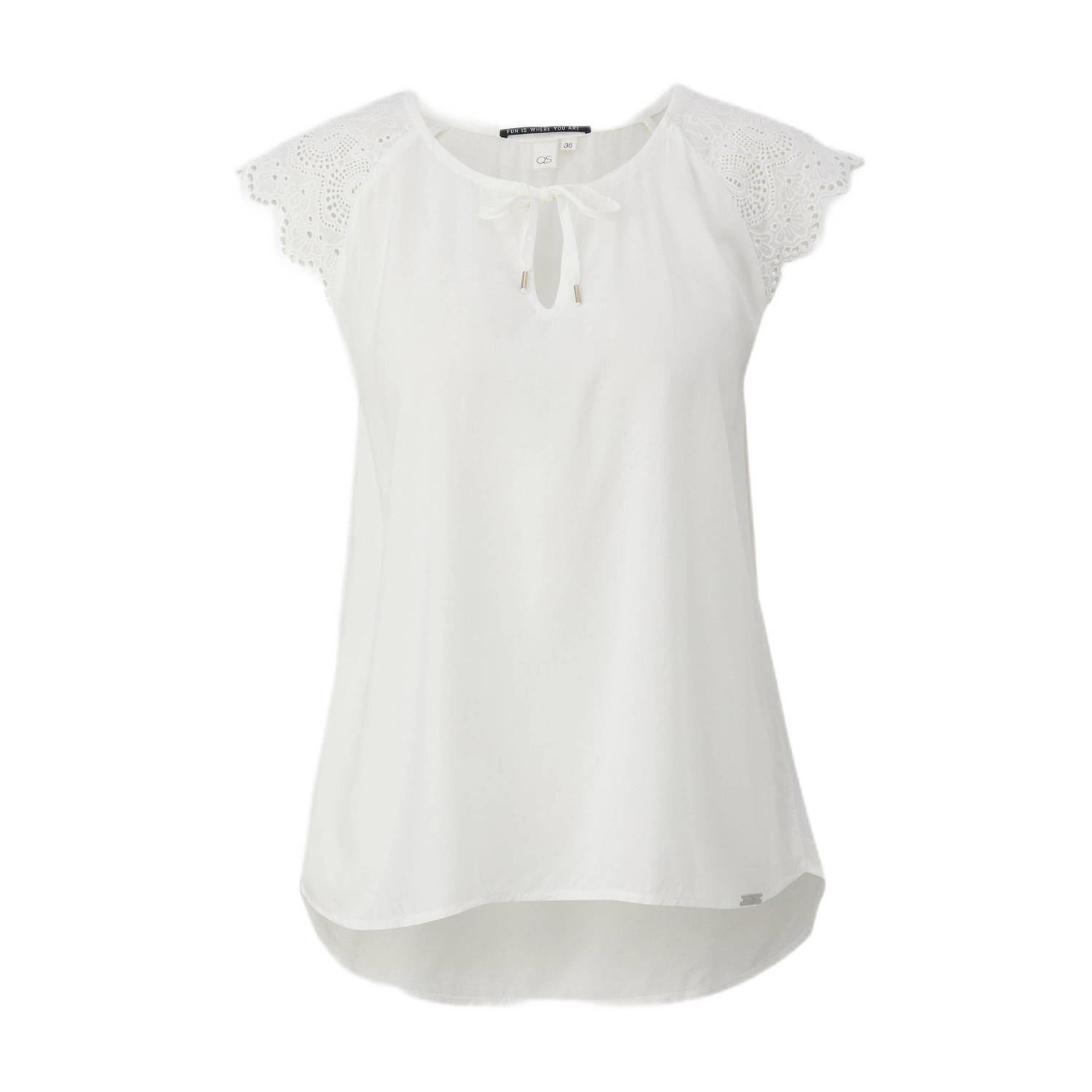 QS Blouseshirt met strikdetail