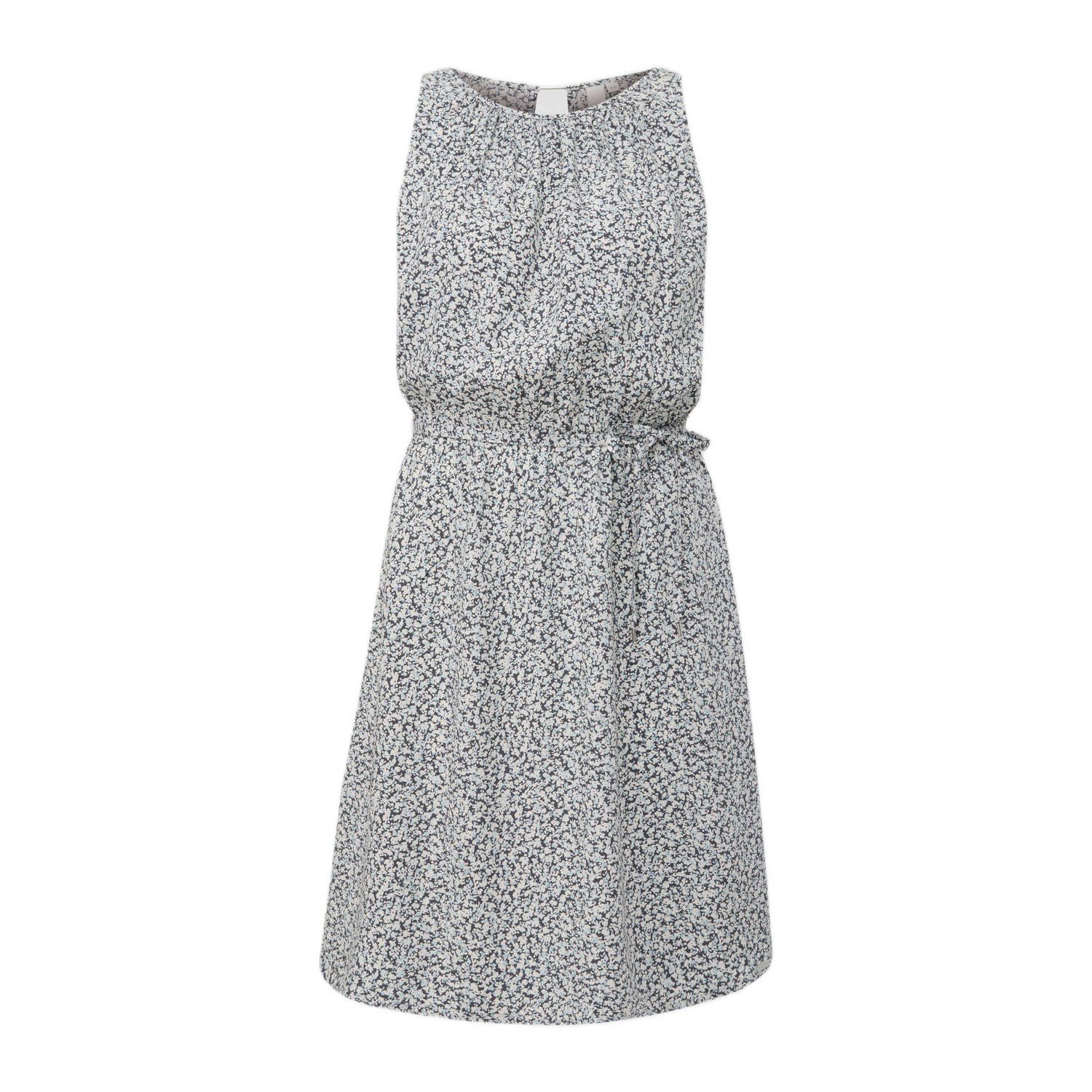 Q S designed by Midi-jurk met cut-out en minimal print