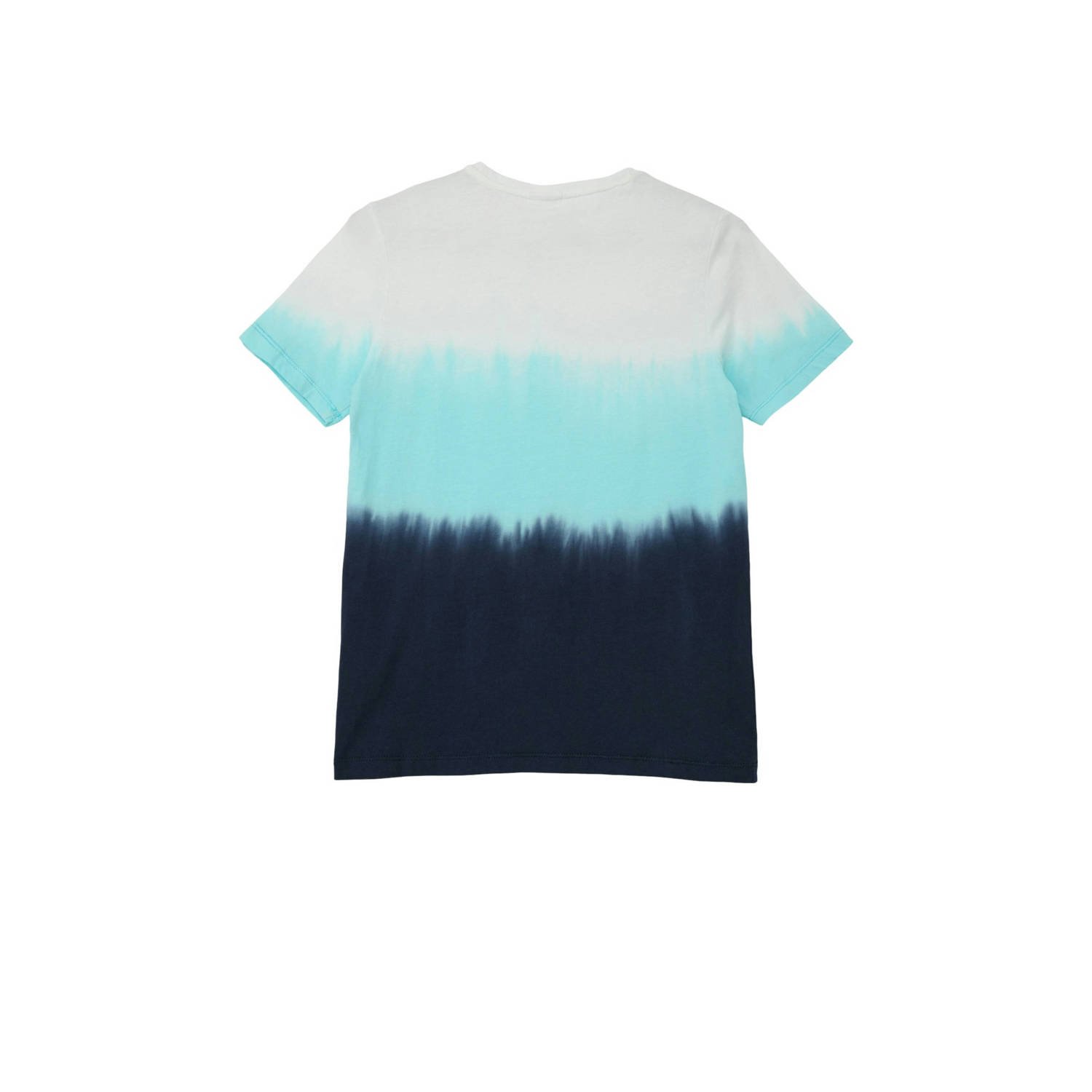 s.Oliver dip-dye T-shirt blauw