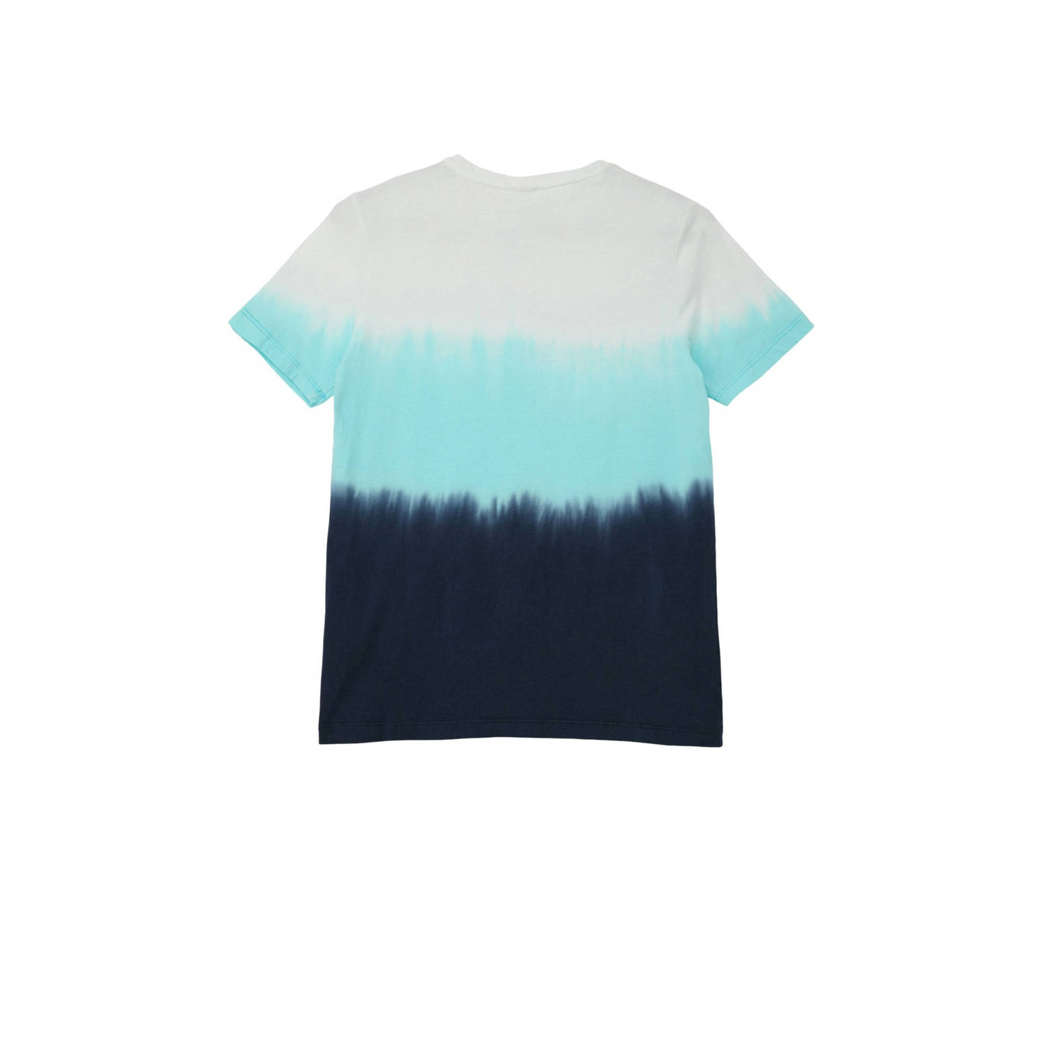 s.Oliver dip-dye T-shirt blauw