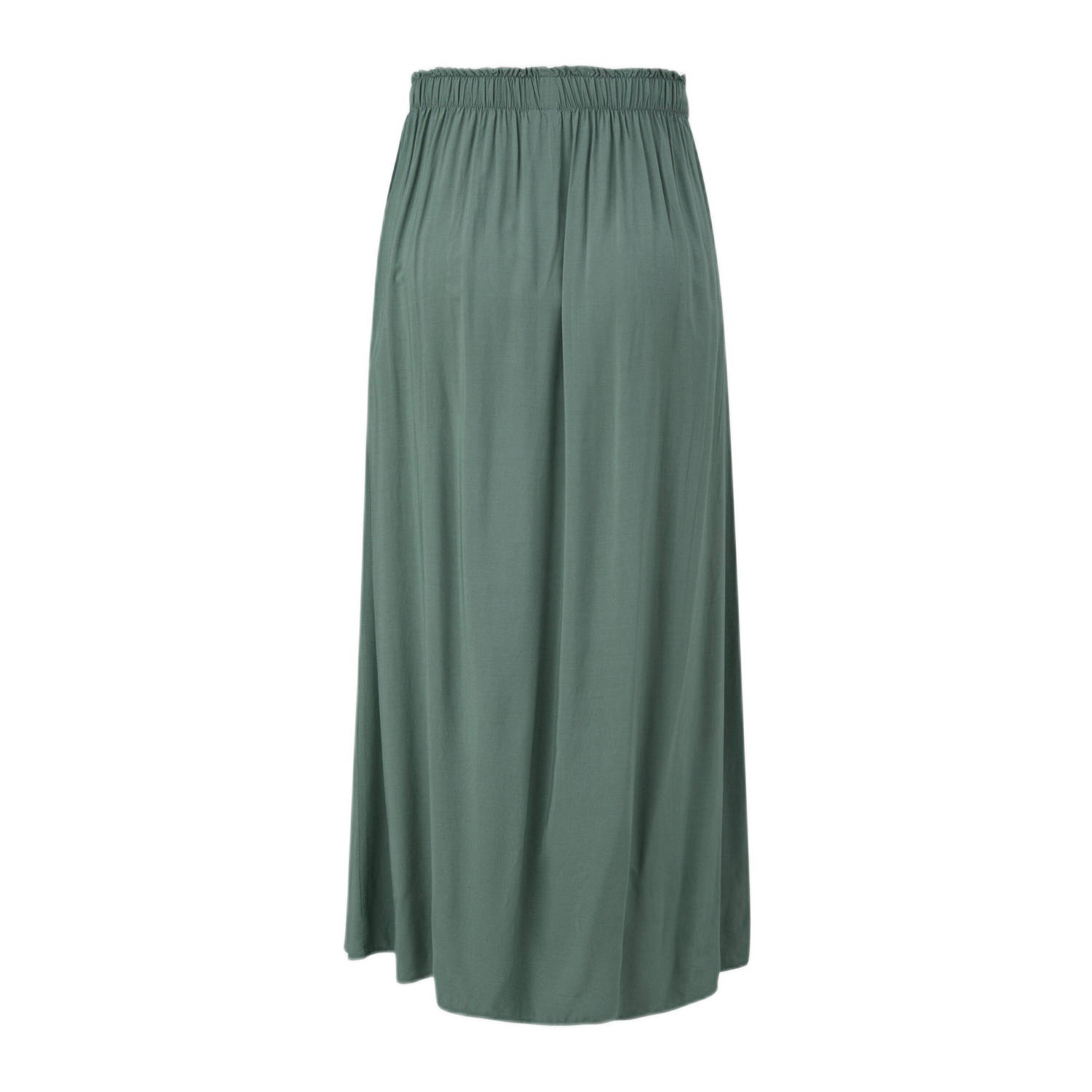 Q S by s.Oliver midi rok grijsgroen