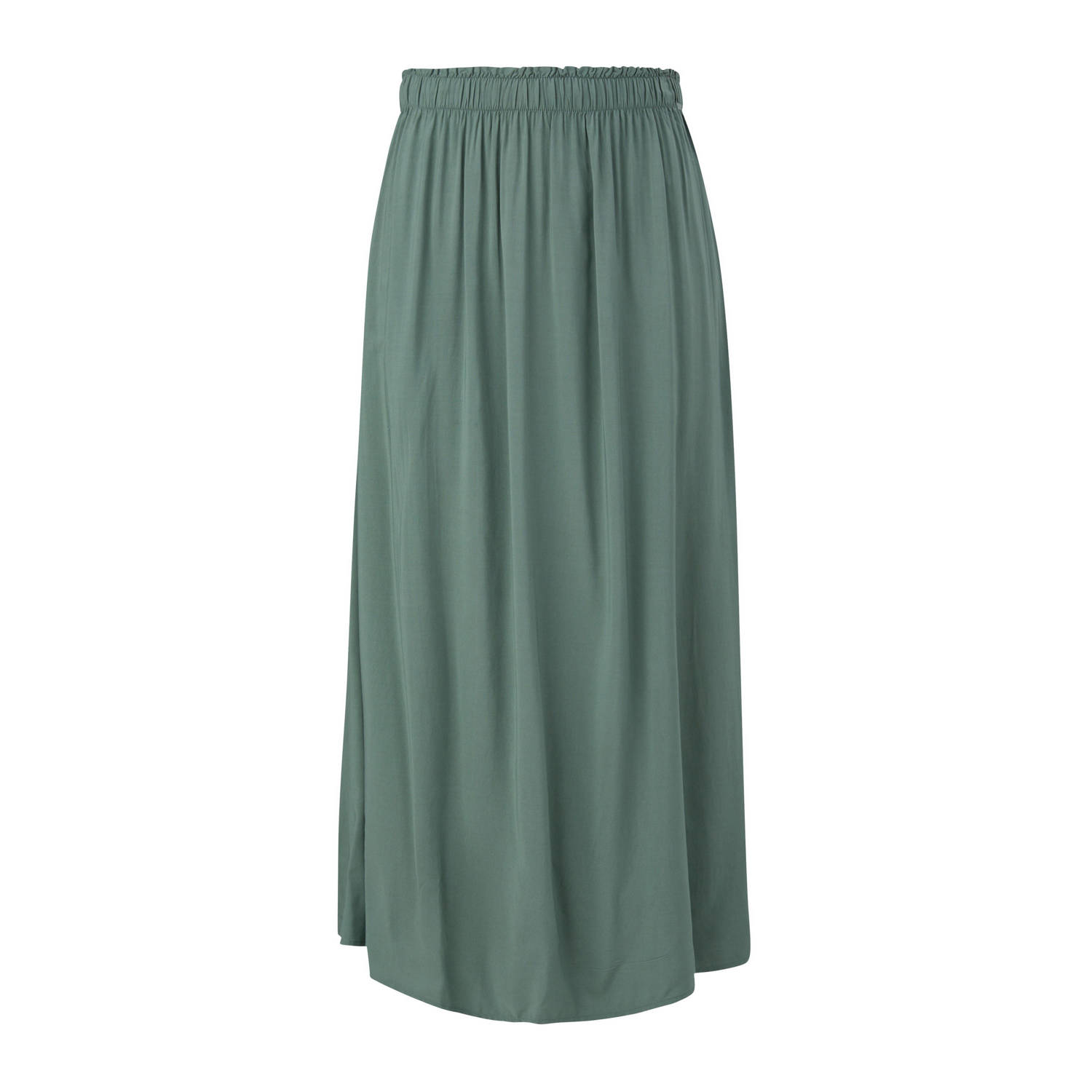 Q S by s.Oliver midi rok grijsgroen