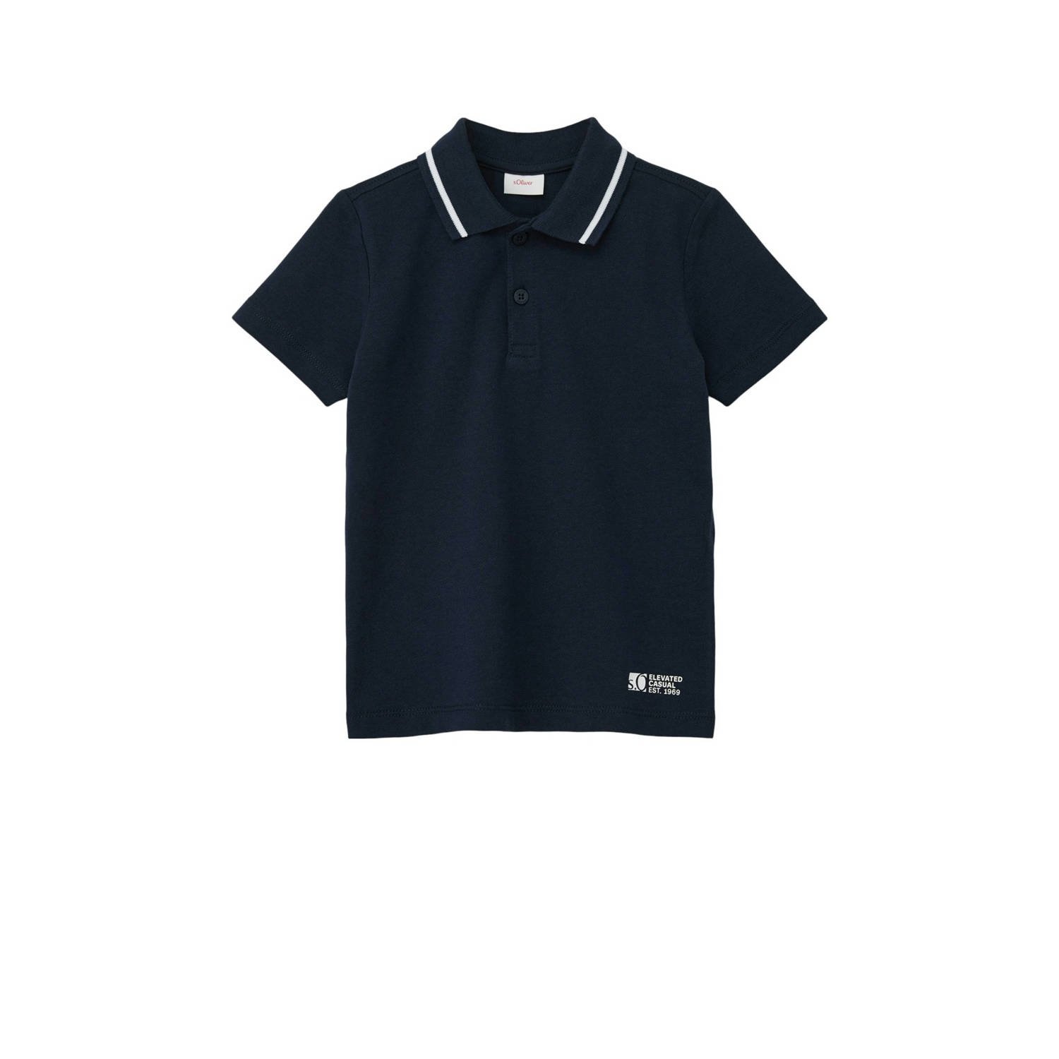 s.Oliver polo donkerblauw